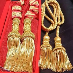 Gold Ceremonial Tassel Cords
